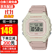 卡西歐YOUTH系列男女經(jīng)典小方塊學(xué)生電子表時(shí)尚潮流運動(dòng)防水表生日禮物 W-218HC-4A2