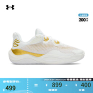 安德瑪（UNDERARMOUR）庫里Curry Splash 24 AP男女情侶運動籃球鞋3027262 白色101 40