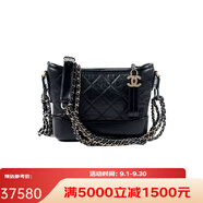 香奈兒（Chanel）女包Gabrielle系列復古鏈條小牛皮流浪包單肩斜挎包A91810送女友 Y61477 94305黑色預售