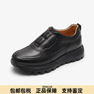 萊爾斯丹（le saunda）時(shí)尚休閑低幫舒適套腳運(yùn)動鞋男鞋5TM78301 黑色 BKL 38