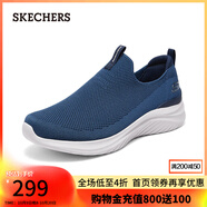 斯凱奇（Skechers）男士一腳蹬運(yùn)動(dòng)休閑鞋8790219 海軍藍(lán)色/NVY 43