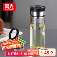 富光尚宇系列單層悶茶玻璃杯 男女士水杯 高硼硅玻璃杯子泡茶杯600ml