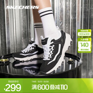 斯凱奇（Skechers）奧利奧經(jīng)典黑白熊貓鞋輕便運動(dòng)老爹鞋女休閑鞋 女款-BKW 店長(cháng)推薦 41
