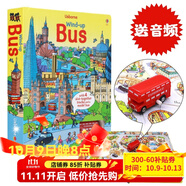 英文原版繪本 Usborne Wind-up Bus 發(fā)條巴士軌道車兒童游戲玩具紙板書附玩具 大開發(fā)思維益智 環(huán)游世界探險之旅可拆卸拼接大板
