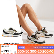 迪卡儂（DECATHLON）運動鞋男鞋春季透氣休閑防滑鞋子輕便減震跑步鞋網(wǎng)面鞋RUNS 熊貓色/象牙白 45