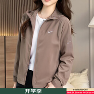 耐克（NIKE） 夾克女 2025秋季新款運動休閑服時尚印花寬松立領梭織外套 HQ0651-214/連帽/曬圖退10 L (165/88A)