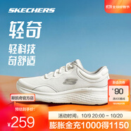 斯凱奇（Skechers）輕奇2代丨跑鞋2025秋新款男女同款跑步鞋舒適輕便緩震運動(dòng)休閑鞋 男款-乳白色/OFWT 40