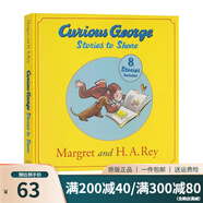 英文原版 Curious George 好奇猴喬治 32個故事大合輯 汪培珽書單推薦第3階段 綠山墻 Stories to Share 8個故事精裝合集 綠山墻圖書