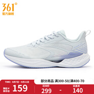 361度女鞋運動鞋【獵風 Ⅳ】夏季新款361女輕速跑鞋 蛋白石/鳶尾花 39