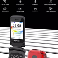 守護寶K299通4G翻蓋老人手機超長守護寶K399 K399黑色 32MB_官方標(biāo)配_中國大陸