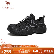 駱駝（CAMEL）【云山】網(wǎng)面戶(hù)外徒步登山休閑丑萌鞋情侶 G15S076106 黑色 42