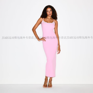 SKIMSFITS EVERYBODY LACE LONG SLIP DRESS蕾絲吊帶連衣裙長(cháng)裙官方 BUBBLEGUM TONAL XXS