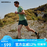 Merrell戶外越野跑鞋VAST SKY長空男女防滑耐磨輕量跑山越野鞋MR05綠42.5