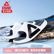 匹克（PEAK）態(tài)極拖鞋-IDX愛(ài)定客不蕉綠男女情侶運(yùn)動(dòng)拖鞋男夏季休閑室外拖鞋 大白/黑色(037男款) 44