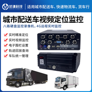 博實(shí)結車(chē)載硬盤(pán)監控錄像機 GPS北斗4G視頻主機貨車(chē)渣土車(chē)公交車(chē)實(shí)時(shí)監控 4G8路主機+4路攝像頭+1T硬盤(pán)+10寸顯示屏