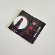 阿瑪尼（ARMANI）紅管唇釉試色卡202400501 0.25ml*3 口紅試色102400600 啞光口紅試色卡102/400/600