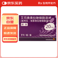 【原研藥】耐信 艾司奧美拉唑鎂腸溶片 20mg*7片/板/盒