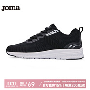 JOMA荷馬跑步鞋女春夏季網(wǎng)面透氣減震運動鞋 黑色（女） 37