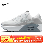 耐克NIKE休閑鞋女子氣墊AIR MAX 90 LV8運(yùn)動(dòng)鞋HQ3456-191白38.5