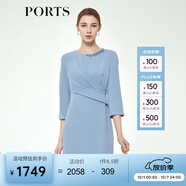 PORTS寶姿春夏女裝氣質(zhì)修身剪裁連衣裙 ALM8D159MWP105 石南色-1 XS (2)