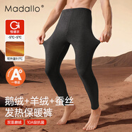 莫代爾A類(lèi)羊絨保暖褲男發(fā)熱內穿秋褲秋冬鵝絨薄絨襯褲加厚線(xiàn)褲打底毛褲
