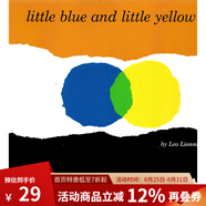 英文原版 Little Blue and Little Yellow 小藍(lán)和小黃 吳敏蘭推薦 凱迪克獎(jiǎng) 識(shí)顏色 低幼早教繪本 Leo Lionni李歐李?yuàn)W尼 綠山墻
