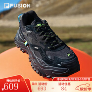 FILA FUSION斐樂(lè )女鞋經(jīng)典硬糖鞋厚底鞋時(shí)尚運動(dòng)休閑鞋 【黑色-BK】 硬糖鞋1代 37.5