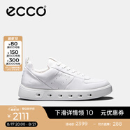 愛步（ECCO）七夕禮物板鞋男 男士休閑鞋拼色厚底男鞋明星同款 街頭720 520814 白色52081401007 43