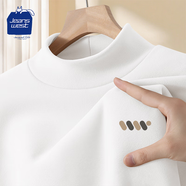 JEANSWEST CLUB真維斯德絨高領(lǐng)衛衣男士春秋季雙面絨打底衫休閑百搭長(cháng)袖T恤內搭