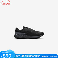 耐克（NIKE）Nike耐克男子跑步鞋運動(dòng)鞋Renew Ride 3減震緩震舒適跑鞋低幫 Black/Dark Smoke Grey 42