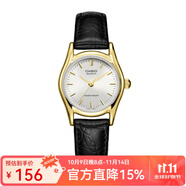 卡西歐（CASIO）手表女 時(shí)尚簡約百搭女表 皮帶指針石英表 LTP-1094Q-7A