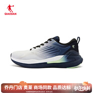喬丹（QIAODAN）【無(wú)境5SE】跑步鞋男2025秋款專業(yè)運(yùn)動(dòng)巭回彈科技跑鞋 灰銀色/學(xué)院藍(lán)-【奧萊同款】 42