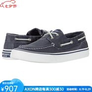 斯佩里（Sperry Top-Sider）男鞋戶(hù)外運動(dòng)休閑鞋低幫系帶夏季單鞋板鞋舒適百搭日常9340943 SW Navy灰色 9=42