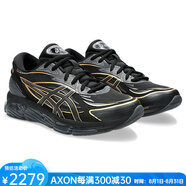 亞瑟士（asics）男鞋跑步鞋防滑運(yùn)動(dòng)鞋休閑GEL-QUANTUM減震舒適耐磨春夏透氣休閑 Black/Gold黑金色 360 8代 40.5 碼/美碼7.5