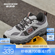 斯凱奇（Skechers）云野丨徒步鞋男女同款戶外防護(hù)抓地耐磨運(yùn)動跑步鞋登山鞋運(yùn)動鞋 【男款】灰色/橘色/GYOR 39.5