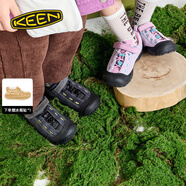 keen官方 JASPER II 兒童城市輕戶外運(yùn)動(dòng)鞋防滑耐磨保護(hù)腳趾休閑鞋 瞳孔黑/磁鐵灰-1026623-小童 25 /26