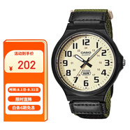卡西歐（CASIO）手表森林人網(wǎng)紅同款戶外防水夜光學(xué)生男女表石英表MW-240B-3B