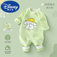 迪士尼嬰兒連體衣春秋外出萌純棉爬服男女寶哈衣新生兒衣服家居服睡衣 四季純棉長爬爬衣01D 36cm 73 建議體重13-16斤60-69