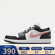 耐克Nike男鞋AJ1黑粉色復(fù)古籃球鞋AIR JORDAN 1 LOW男子運(yùn)動(dòng)鞋 553558-165 45.5