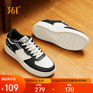 361°運(yùn)動(dòng)男鞋秋季情侶復(fù)古厚底增高小白休閑板鞋子男672426615-4