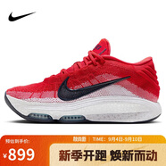 耐克NIKE男籃球鞋新年紅 G.T. HUSTLE 3運動(dòng)鞋FV5952-600紅白黑43
