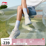 李寧凌波丨休閑慢跑鞋女鞋2025新款時尚透氣厚底增高運動鞋ARSV018