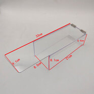 智能門(mén)鎖防雨罩密碼鎖防水盒刷卡機防水罩黑色防曬罩電子鎖保護套 2108透明