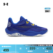 安德瑪（UNDERARMOUR）庫里Curry Splash 24 AP男女情侶運動籃球鞋3027262 皇室藍400 42