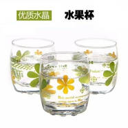 詠幻創(chuàng  )意印花玻璃水杯套裝 精美果汁飲料玻璃杯 居家玻璃水具套裝 水果玻璃杯 印花隨機  1個(gè)