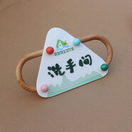 現代幼兒園班級門(mén)牌定園長(cháng)室大門(mén)寢室創(chuàng  )意保安室衛生間可更換替換木質(zhì)辦公室亞克力木設計班牌標識牌廚 E_款 29x19cm