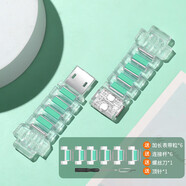 優(yōu)倫詩(shī)適用小天才電話手表Z6pro保護(hù)殼Z8A/Z9/Z10/Z11掛脖哪吒保護(hù)套Z6S/Z7S/Z6A/Q2A/N3卡通印花D2掛繩 炫彩綠【磁吸閃扣透明表帶】 【型號(hào)5】小天才Z6A/Z6S/Z6pro