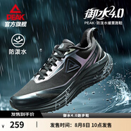 匹克態(tài)極御水4.0跑步鞋男鞋秋季新品防潑水通勤緩震休閑鞋防滑運動鞋 全黑【男款】 42