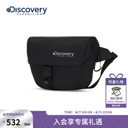 DISCOVERY EXPEDITION探索戶外露營斜挎包運(yùn)動(dòng)休閑單肩包腰包25秋季新品 黑色-BKS F