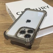 由京嚴(yán)選蘋果6splus手機(jī)保護(hù)殼6s78plus透明XR矽膠iPhone6保護(hù)1 四角氣囊防摔【透黑太空殼 iPhone6s